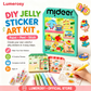 🎄Christmas Pre Sale￡14.99!!☃️🌈 Create Your Own Jelly Stickers!🖌️No-bake Glue Painting🎨 DIY Paint, Peel & Stick Art Kit for Kids ✨ 4 Fun Themes + Complete Craft Set 🎁