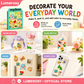 🎄Christmas Pre Sale￡14.99!!☃️🌈 Create Your Own Jelly Stickers!🖌️No-bake Glue Painting🎨 DIY Paint, Peel & Stick Art Kit for Kids ✨ 4 Fun Themes + Complete Craft Set 🎁