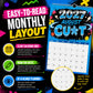 🏆Surprise Price: Only £7.99!!!🌟2027 Year of the Cunt Wall Calendar – Bold Graffiti Humor Calendar📆