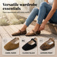 😍Last Day Special Price:£12.99!!!💥👡Comfortable ballet flats made of suede PU leather with a strap