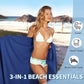 🏖️ Last Day Special Price :￡13.99!!🌞Sun Lounger Towel in Bag with Pockets Storage🌊