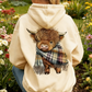 🎅EARLY CHRISTMAS SALE 50% OFF!!🎁Cute Highland Cow Cozy Fleece-Lined Hooded Sweatshirt