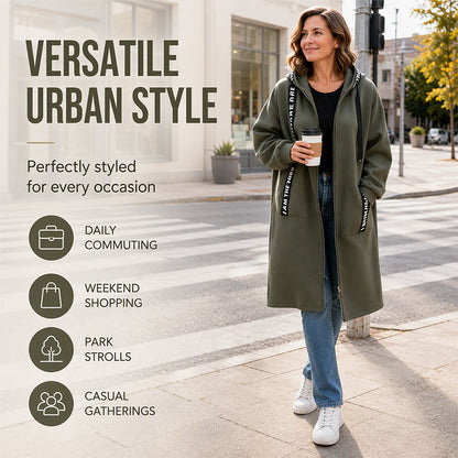 ⏳Limited-time Special Price:£18.99!!!💥💃Women's Oversized Hooded Sweatshirt Coat