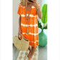 💃Limited-time Special Price:£11.99!!!🌈Tie-Dye Striped Short Sleeve T-Shirt Dress – Soft & flowy – Perfect for summer, beach or casual days – comfortable and stylish 🌊✨