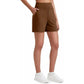 ⏳Limited-time Special Price:£14.99!!🩳Women's High-Waisted Athletic Bermuda Shorts with Pockets – Running, Yoga, Summer Casual Activewear