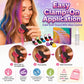 🔥Surprise Price: Only £9.99!!!🌈12-Color Temporary Hair Chalk Applicator Set