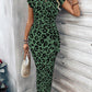 🥳Last Day Special Price:£ 13.99! 🥳💞50K+ SOLD!🌸Women's Knot Bodycon Dress – Leopard print, tummy-flattering knot. Comfy & chic for parties or date nights. Feel gorgeous. ✨🌹