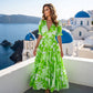 🥳SUMMER HOT SALE🥳💞50K+ SOLD!💥50% OFF! 🌺Summer Hot Sale 60% OFF💐💃V-neck Floral Loose Maxi Dress