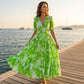 🥳SUMMER HOT SALE🥳💞50K+ SOLD!💥50% OFF! 🌺Summer Hot Sale 60% OFF💐💃V-neck Floral Loose Maxi Dress