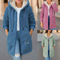 🥳AUTUMN HOT SALE🥳💞50K+ SOLD!💥50% OFF! Long teddy coat with hood and fleece lining