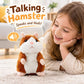 🎄Christmas Best Gift Idea￡8.99!!🎁Talking Hamster Plush – repeats whatever you say, auto head-shaking, hilarious fun for kids & adults