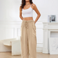 💥Last Day Special Price:£14.99!!!👖Women's Linen Casual Wide Leg Pants