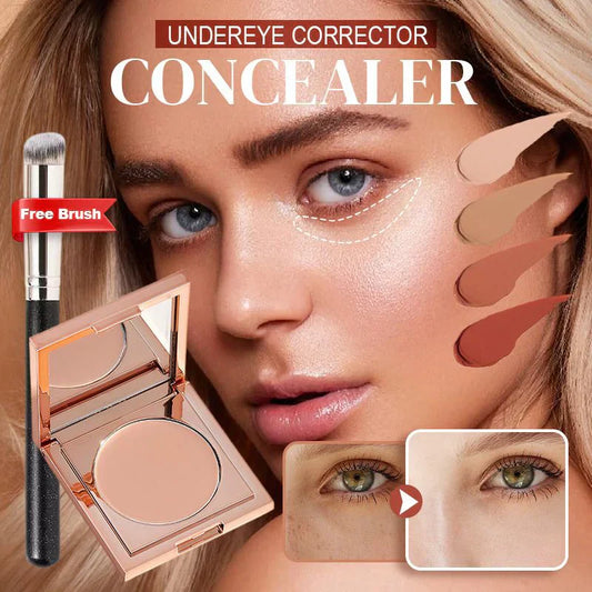 🎁🔥Final 3 hours- BUY 1 GET 1 FREE!!🏆Flash Sale⚡ 50K+ SOLD!🎁🔥Undereye Corrector（Free Concealer Brush）✨