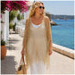🏆 Last Day Special Price £ 8.99! !💐Summer Metallic Crochet Cover-Up – Lightweight, Flowy & Effortlessly Stylish summer outfit