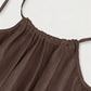👗Last Day Special Price:£13.99✨Women's Solid Color Backless Cami Dress💕