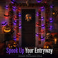 🏆Surprise Price: Only £8.99!!!🦇Halloween 3D Bat LED Wall Light Decor