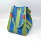 👜 Limited Time Special Price ￡8.99!!✨  Boho Striped Knit Bucket Handbag for Women – Handmade Summer Beach Shoulder Bag