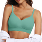 🏖️Buy 1 Get 1 Free Price: Only £11.99!!💥💐Thin Seamless Wireless Sports Bra👙Minimise Bust Firm Support For Large Sizes -❤️‍🔥Buy More Save More!