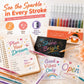 ⏳Last Day Special Price:£6.99!!!💥🎁Glitter Gel Pen Set – Smooth Writing 🎨