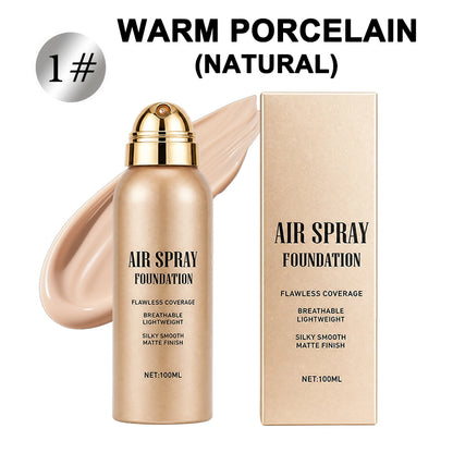 🥳2026 HOT SALE🥳💞50K+ SOLD! 💄✨ 50% OFF! Air Spray Foundation – flawless full coverage, waterproof & sweatproof. Lightweight formula won't clog pores or cake – just spray & blend for a smooth, natural glow that lasts all day! 💋💖