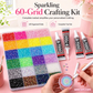 🎄Christmas Pre Sale￡13.99!!☃️AB Color Jelly Flatback Resin Rhinestones Kit with Storage Organizer Box Glue and Tools for DIY Nail Art Clothes and Phone Case Decoration✨
