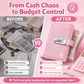 🎄Christmas Pre Sale￡7.99!!☃️✨SparkleLock Cash Savings Binder with 3-Digit Combination Lock – 100-Page Cash Stuffing Budget Organizer for Savings Challenges, Money Goals & Gifts 💖