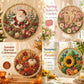 🎄Early Christmas Pre Sale☃️✨ Four Seasons & Holiday Pearl Art Hanging Wreath Kit💎Luxury Flocked Canvas with Scratch-Resistant Non-Fading Pearl Beads DIY Handmade Seasonal Decor 🌸🌻🍂🎄