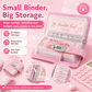 🎄Christmas Pre Sale￡7.99!!☃️✨SparkleLock Cash Savings Binder with 3-Digit Combination Lock – 100-Page Cash Stuffing Budget Organizer for Savings Challenges, Money Goals & Gifts 💖