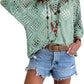 🥰Last Day Special Price:£ 13.99!!!💛Womens Bohemian-Inspired Beige Crochet Top With V-Neck
