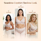 ⏳LAST DAY SALE: ONLY ￡10.99!!💕Womens Comfortable Wireless Bralettes Seamless Deep V Everyday Bra