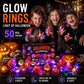🏆Surprise Price: Only £12.99!!!🎁LED Light Halloween Glowing Ring