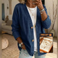 🧥 Last Week Special Price:£ 26.99✨ Women's Classic Button Front Denim Jacket – V-Neck, Breathable Fabric & Relaxed Fit 💙