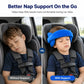 🏆Surprise Price: Only £9.99!!! 🚗Kids Car Seat Head Support Strap😪Soft Plush Adjustable Nap Support Band with Padded Side Cushions😴💤