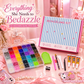 🎄Christmas Pre Sale￡13.99!!☃️AB Color Jelly Flatback Resin Rhinestones Kit with Storage Organizer Box Glue and Tools for DIY Nail Art Clothes and Phone Case Decoration✨