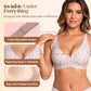 ⏳LAST DAY SALE: ONLY ￡10.99!!💕Womens Comfortable Wireless Bralettes Seamless Deep V Everyday Bra