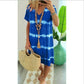 💃Limited-time Special Price:£11.99!!!🌈Tie-Dye Striped Short Sleeve T-Shirt Dress – Soft & flowy – Perfect for summer, beach or casual days – comfortable and stylish 🌊✨