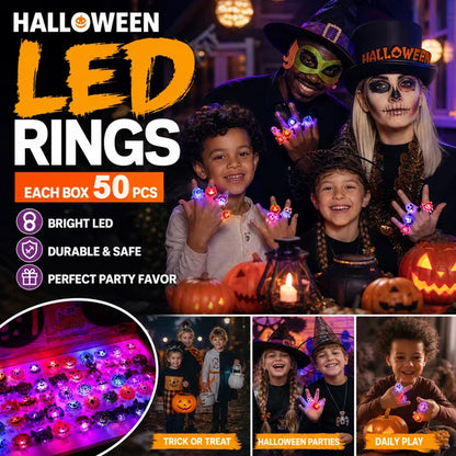 🏆Surprise Price: Only £12.99!!!🎁LED Light Halloween Glowing Ring