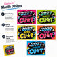 🏆Surprise Price: Only £7.99!!!🌟2027 Year of the Cunt Wall Calendar – Bold Graffiti Humor Calendar📆