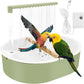 🔥Hot-selling Products Special Price:£23.99!!!🦜Automatic Bird Bath Shower with Faucet, USB-Powered Bird Bathtub for Bird