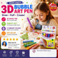 🎄Early Christmas Pre Sale￡7.99!!☃️🔮Magic Pen – Draw 3D with one stroke!🎄 DIY Bubble Popcorn Drawing Pens🔥