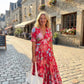 🥳SUMMER HOT SALE🥳💞50K+ SOLD!💥50% OFF! 🌺Summer Hot Sale 60% OFF💐💃V-neck Floral Loose Maxi Dress