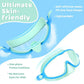 🔥SUMMER GIFT – ONLY £8.99!!🏆#1 Bestselling🏊‍♀️HD children's large frame waterproof and anti-fog swimming goggles
