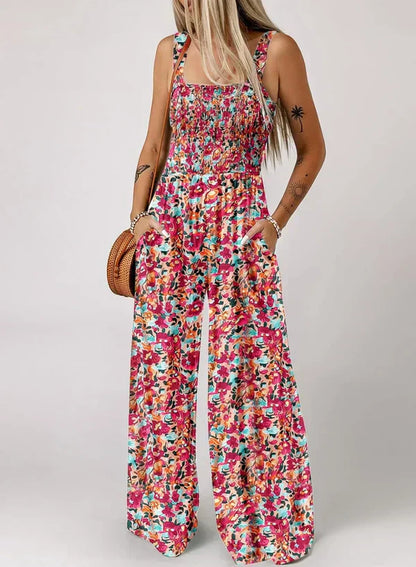 🔥SUMMER DAY SALE 70%OFF!!⚡50K+ SOLD!💐Women’s Casual Print Sleeveless Overalls Jumpsuits