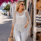 🏆 Last Day Special Price £ 8.99! !💐Summer Metallic Crochet Cover-Up – Lightweight, Flowy & Effortlessly Stylish summer outfit