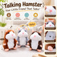 🎄Christmas Best Gift Idea￡8.99!!🎁Talking Hamster Plush – repeats whatever you say, auto head-shaking, hilarious fun for kids & adults