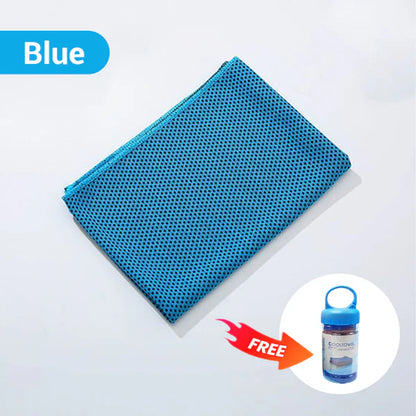 ⏰🍃Last Day Buy 1 Get 1 Free❄️💦Cold Sweat Towel You Can Use Anywhere, Anytime! Reusable Soft Absorbent Cooling Portable