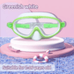 🔥SUMMER GIFT – ONLY £8.99!!🏆#1 Bestselling🏊‍♀️HD children's large frame waterproof and anti-fog swimming goggles