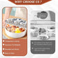 🍲Last Day Sale 50% OFF🍥Home dining table & food container aluminum foil heat-retaining cover