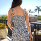 🏝️LAST DAY SALE :£ 12.99!!!💃Women's Summer Square Neck Sleeveless Loose Casual Short Smocked Romper