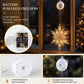 🎄Christmas Pre Sale￡8.99!!☃️❄️ DIY Christmas Snowflake Suction Cup LED Lights ✨ | Battery Operated, Warm & Multi-Colour, Window Suction Lights, Christmas Home & Party Decor